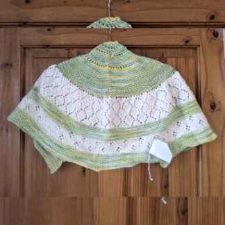 Hand knitted shawl